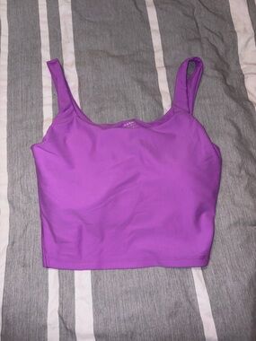 Old Navy Active Purple Fitness Tank with Built-In Support